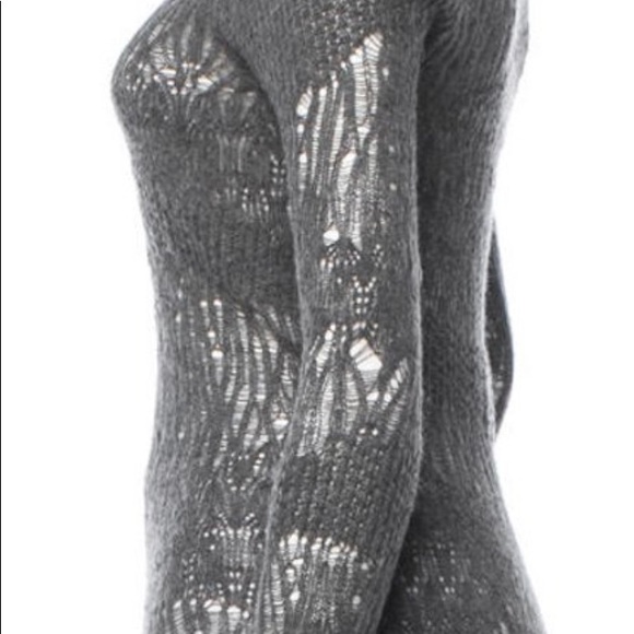 Helmut Lang grey sweater soft alpaca blend small - Picture 2 of 6